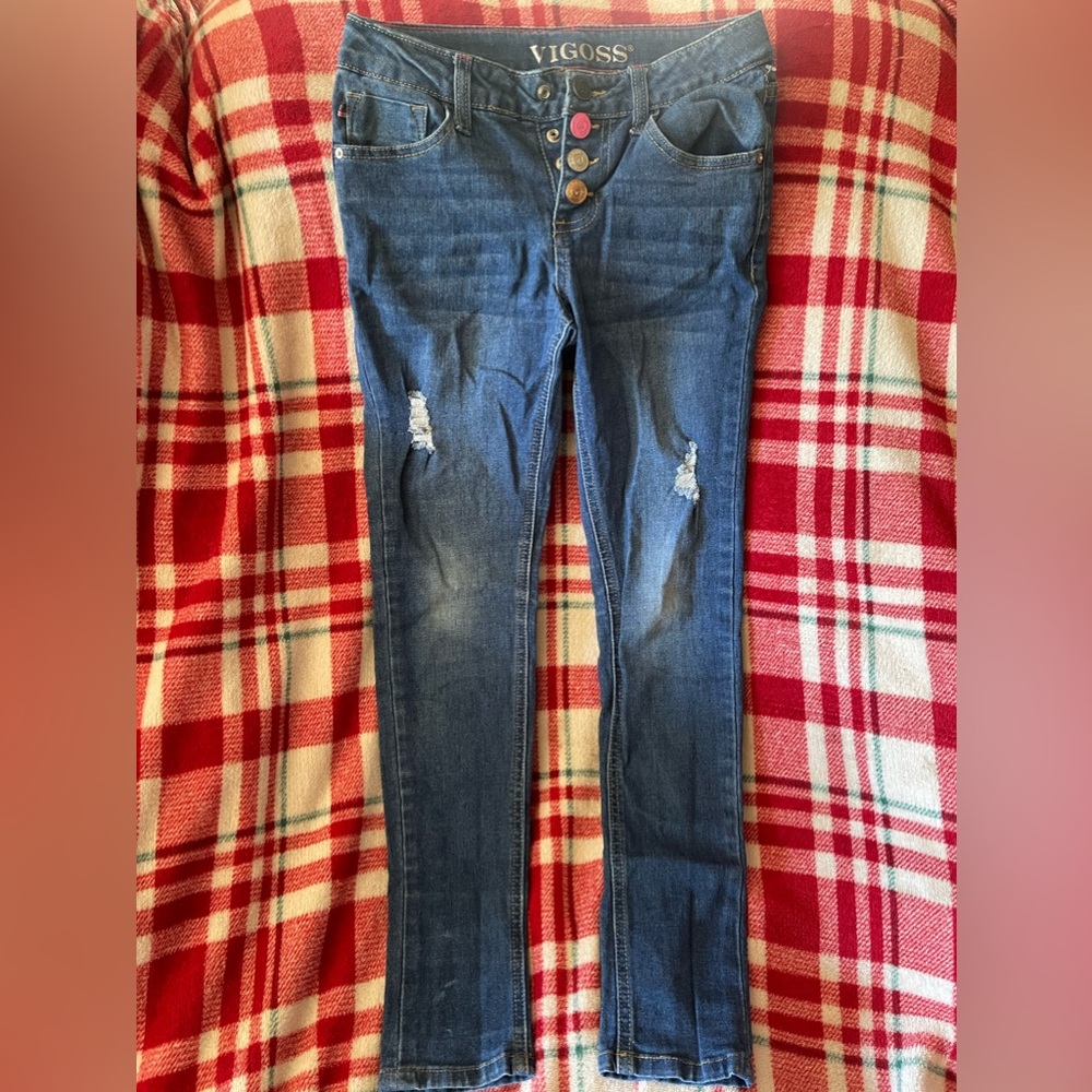 Lightly worn vigoss GIRLS size 10 with adjustable waist